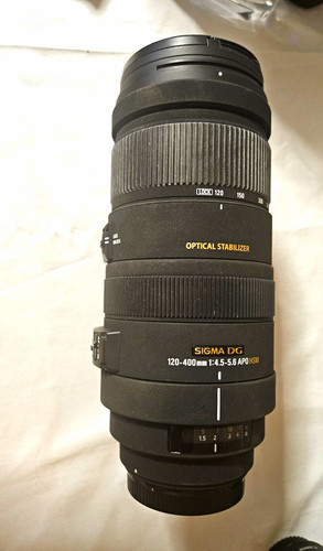 Sigma 120 400mm - 120-400mm, f/4.5-5.6